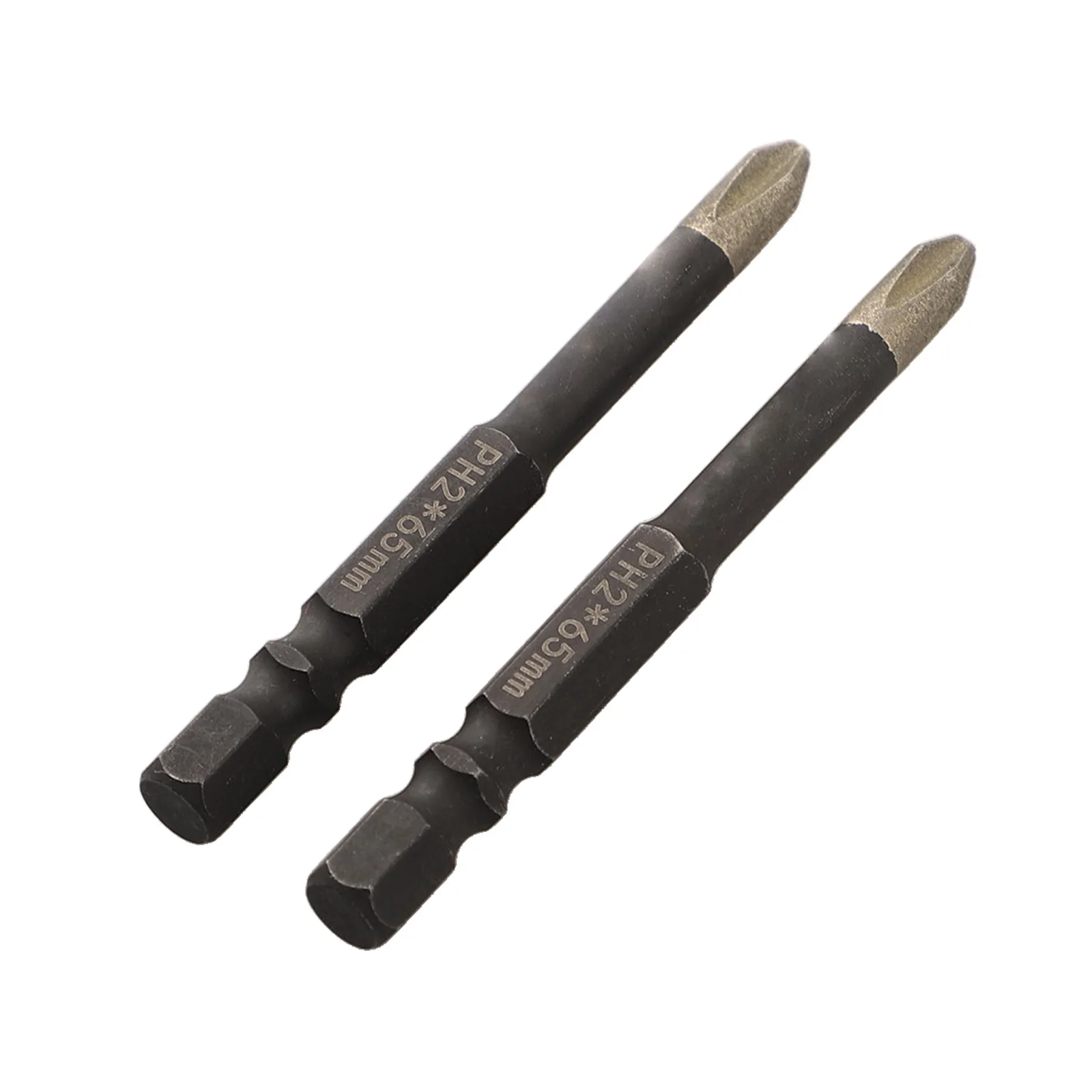 Non Magnetic 6pcs Emery Screwdriving Bit Set PH2 Designed for Secure Grip in Various For Home Repair Applications