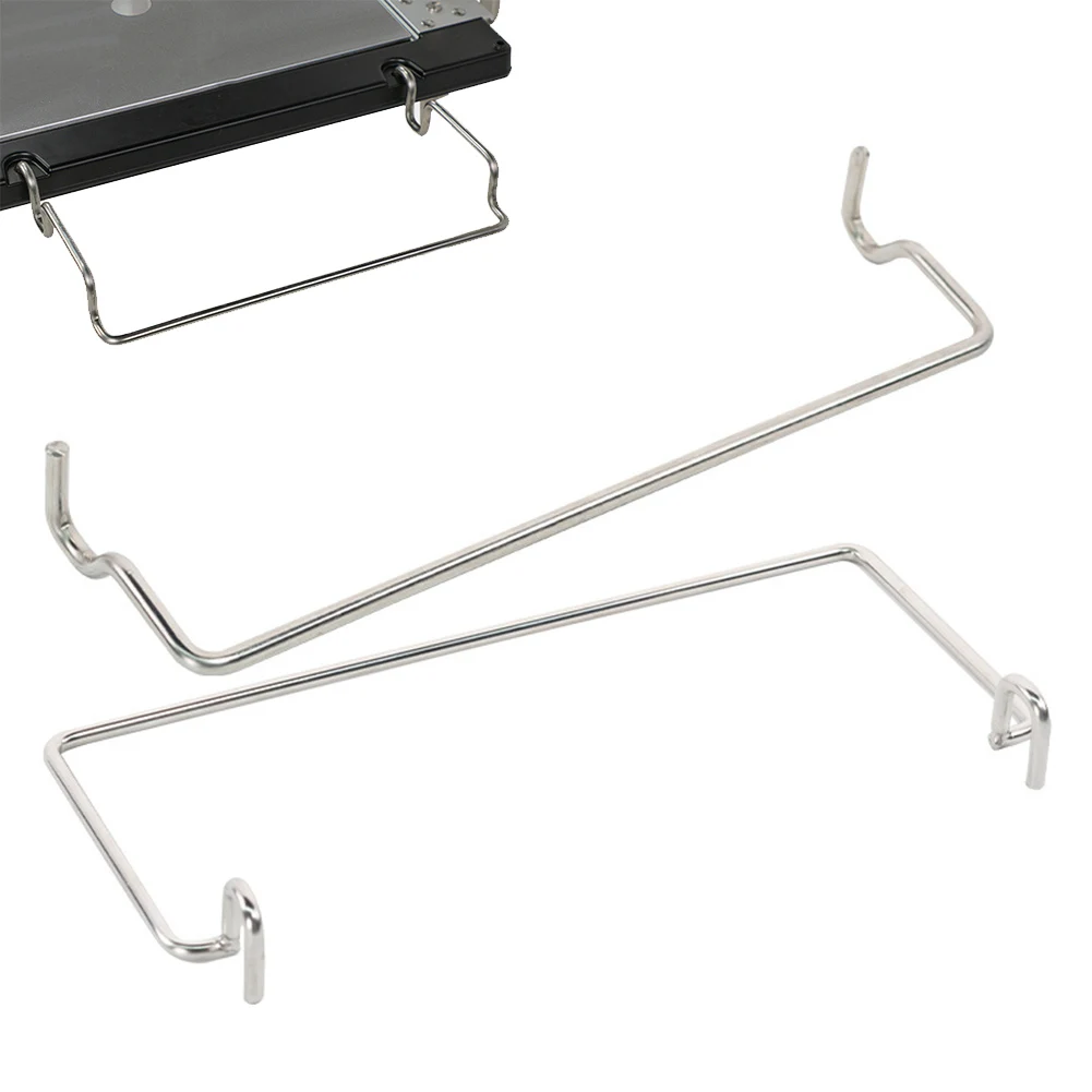 Camping Folding Table Stainless Steel 0.5 Unit Rack/side Hook Storage Rack For IGT Free Combination Table Accessories