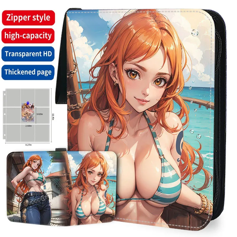 

One Piece Card Binder Book Folder with 50 inner Pages Can Hold 900 Cards Anime Play Trading Card Holder Album Collector