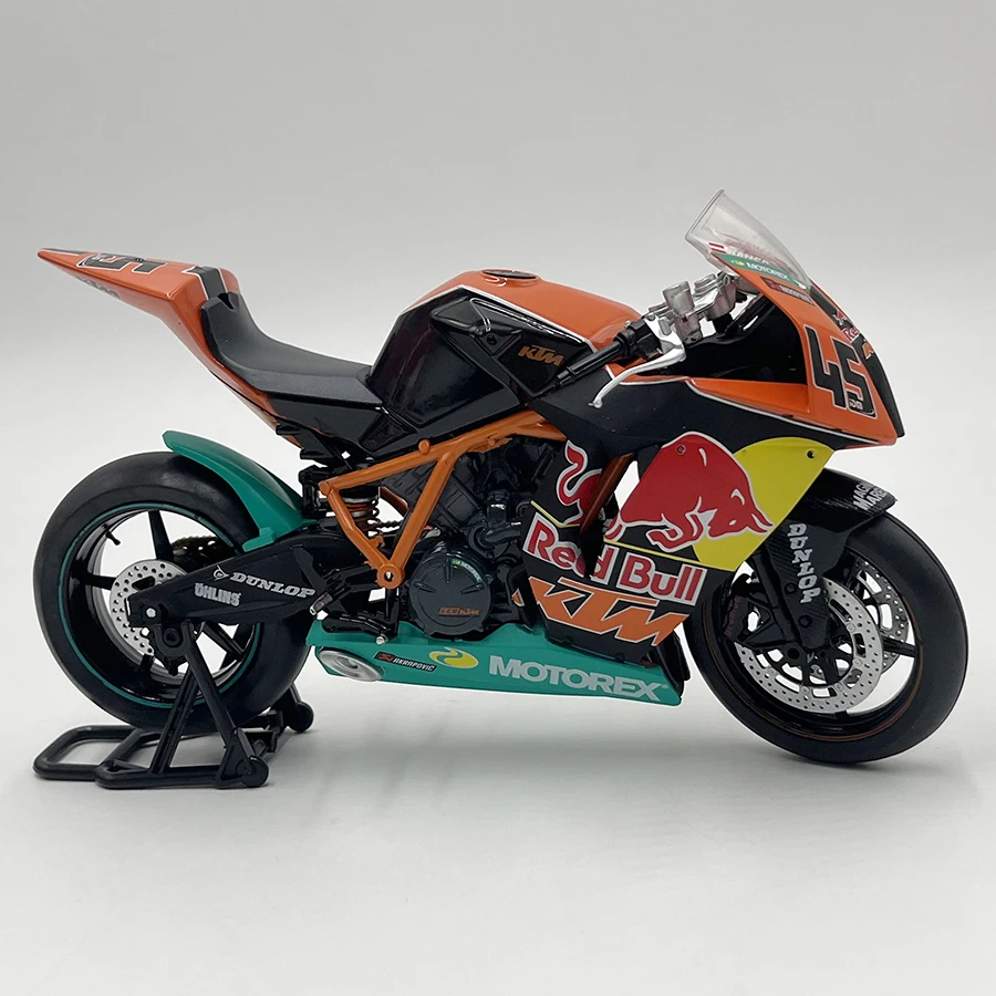 1:12 Diecast Motorcycle Model Toy 45# Superbike Miniature Replica For Collection ﻿