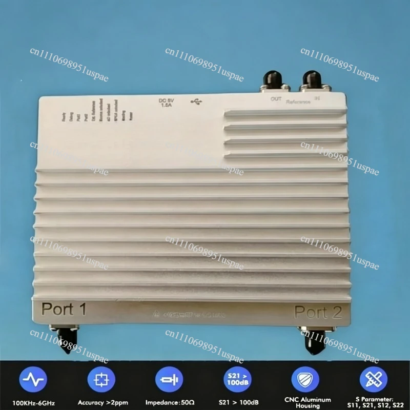 LibreVNA 2025 100k-6GHz Dual Port Network Analyzer Antenna Impedance Matching Cable Filter
