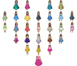 Girl Princess Dress Softest Everyday Wear Belle Aurora Ice Queen Moana Summer Birthday Costume Dress Christmas Cosply Dress