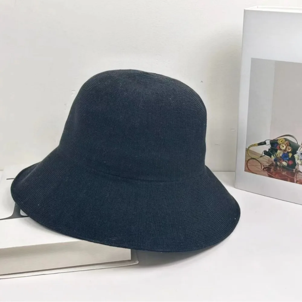

Best-selling Silky Smooth Mulberry Silk Blend Knit Hat for Women Sun Protection Fisherman's Hat Sun Visor Hat High-quality Gift