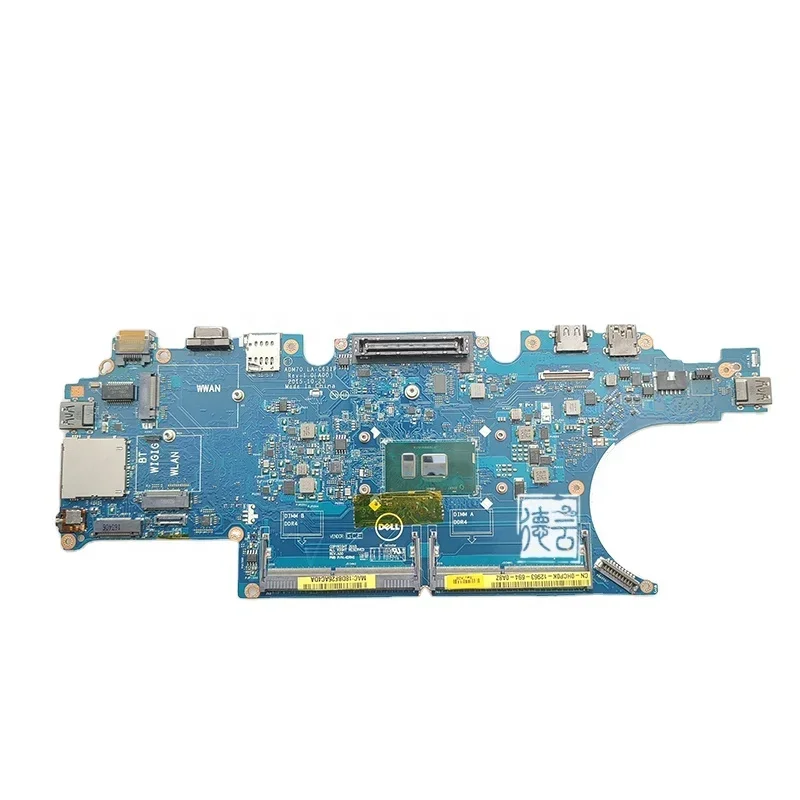 

CN-0HCP0K E5470 Mainboard For Dell Latitude E5470 Laptop Motherboard with i5-6300U 2.4 GHz DDR4 LA-C631P HCP0K 0HCP0K