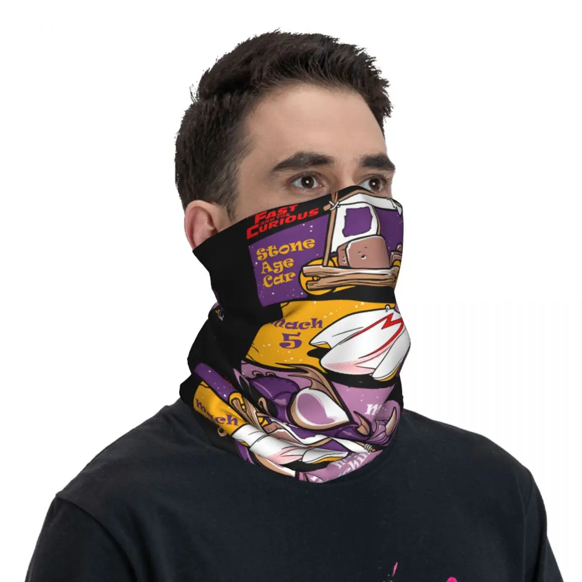 Car Racing Thin Bandana Neck ghetta Car Racing Wrap sciarpa fascia per il collo