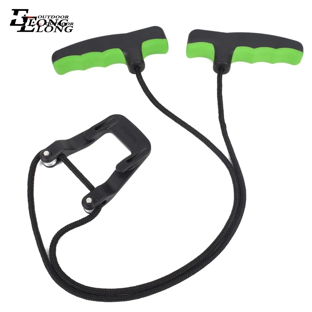 1pc Elong Outdoor Cocking Rope Cocking Devices Cocker  Handle Crossbowl String Pull Draw Rope shooting Accessories