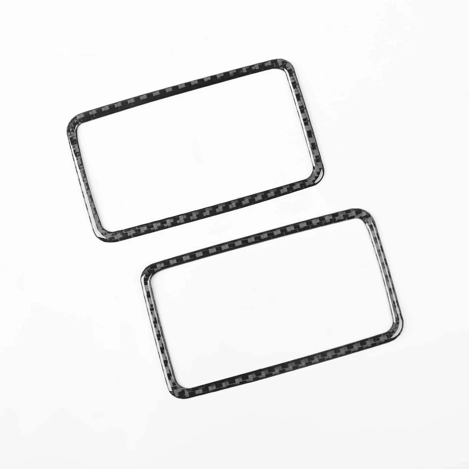 Real Soft Carbon Fiber For Toyota Camry 2024 2025 2026 XV80 Car Interior Accessories Sun Visor Vanity Mirror Frame Cover Sticker 4