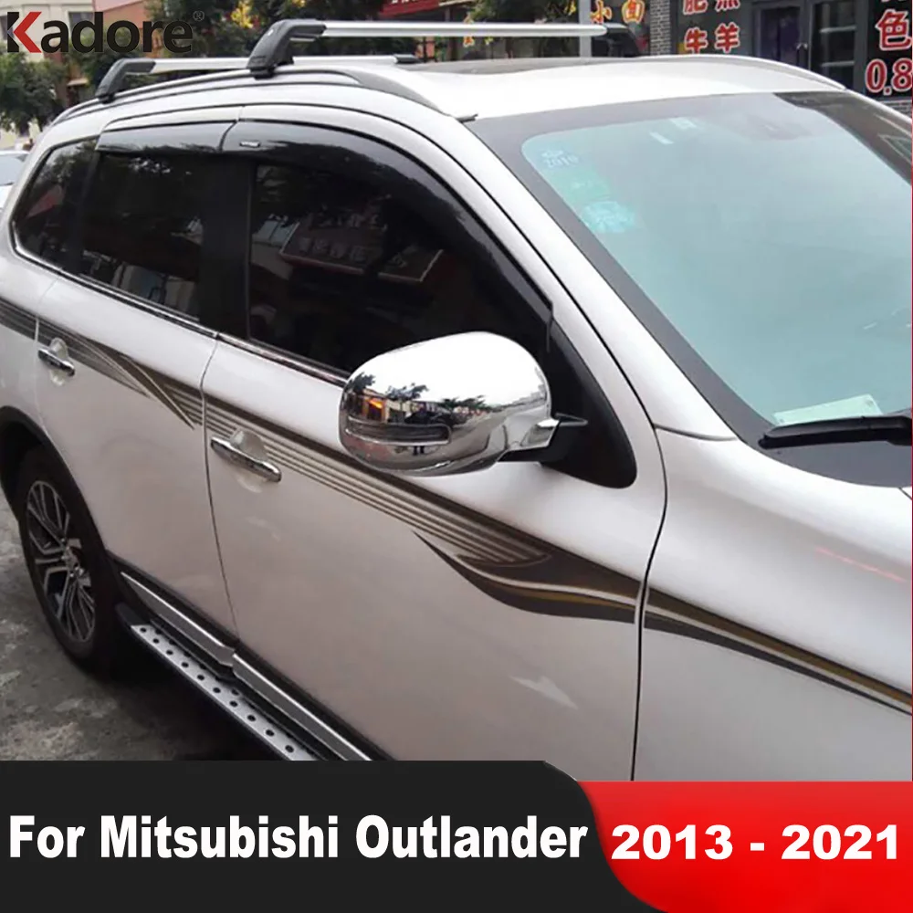

Rearview Mirror Cover Trim For Mitsubishi Outlander 2013-2018 2019 2020 2021 Chrome Car Side Wing Mirrors Covers Cap Accessories