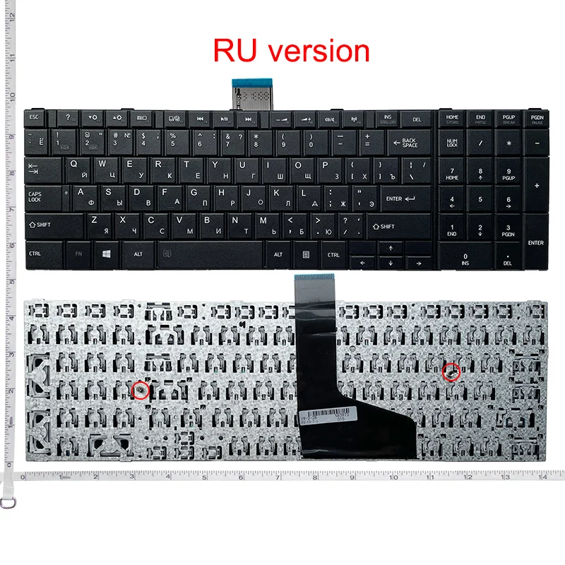 Nowa hiszpańska klawiatura SP/FR/UK do Toshiba Satellite L50-A C50D C50-A C55D L70 L75 C70 C75 C50 M50-A M50D-A SP teclado CZARNA