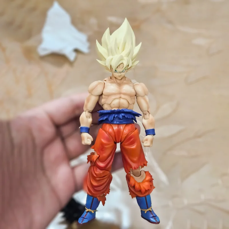 Son Goku Kit Figura BANDAI Dragon Ball Z Dcg Shf Super Saiyan Ssj Spot Original Anime Action Decorative Supplies Birthday Gift - Image 6