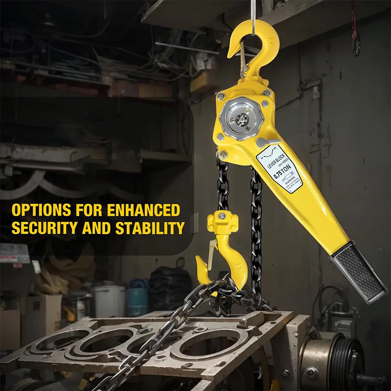 

Hand Cranked Hanging Hoist With 0.75T1.5 And 1T3M Ton Chain Tensioner Hand Pulled Chain Topper Portable Hand Board