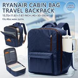 Travel Backpack Cabin Bag, Ryanair Backpack 40x30x20 Carry-Ons, Men Women 15.6 inch Laptop Backpack, Casual Trekking Backpack