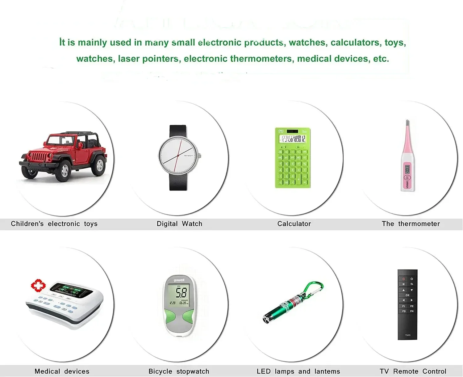 10-30X LR1130 AG10 389A Button Cell 189 LR54 1.5V Cell Coin Alkaline Battery for Music Books