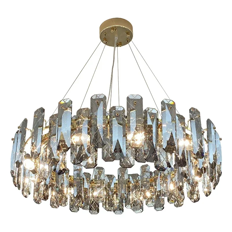 

Modern Lustre LED Crystal Chandelier Room Decor Luxury Pendant Light Bedroom Restaurant Hanging Lamps for Ceiling