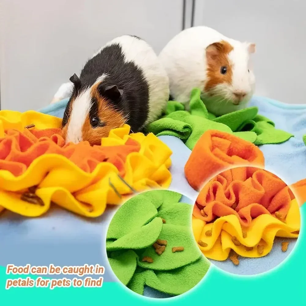 New Pet Snuffle Mat Feeding Foraging Trainingpad Bunny Blanket Toys for Dogs Rabbit Pet  Puzzle Dogs Toy