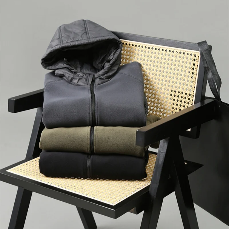 

Italian High-End 580g Heavyweight Anti-Wind Warmth Hooded Jaet ex Autumn Winter Faion Urban Sle Long Sve Coat