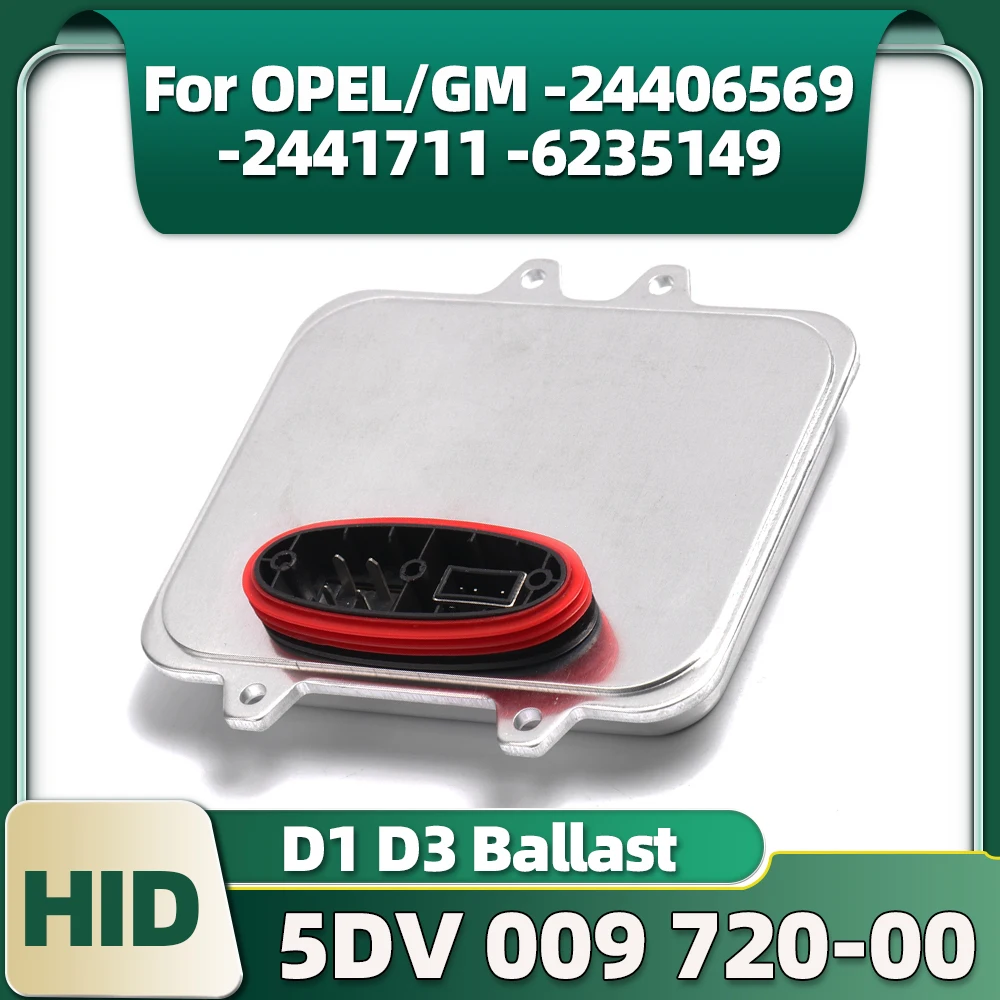 

New D1S Xenon HID Ballast Control Unit 5DV 009 720-00 5DV00972000 For OPEL/GM -24406569-2441711 -6235149