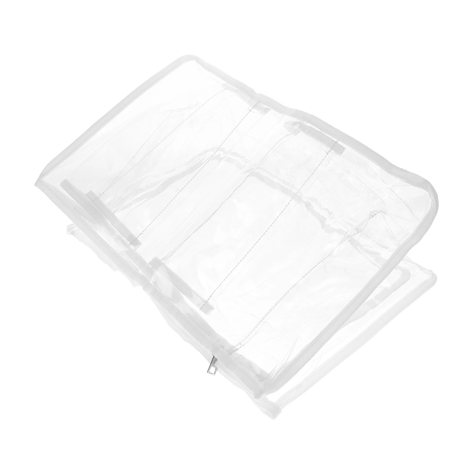 

Beach Transparent Pvc Foldable Lightweight Durable Material Ample Space Storage Clear Shoulder Travel Makeup Beach Tote Bag
