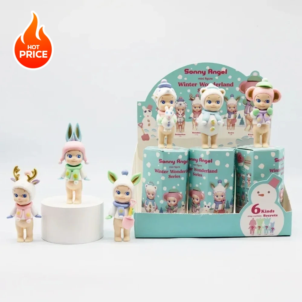 

2025 New Winter Angel Blind Box Wonderland Series Mini Anime Figures, Ornaments, Surprise Box, Dolls, Christmas Gift for Kids