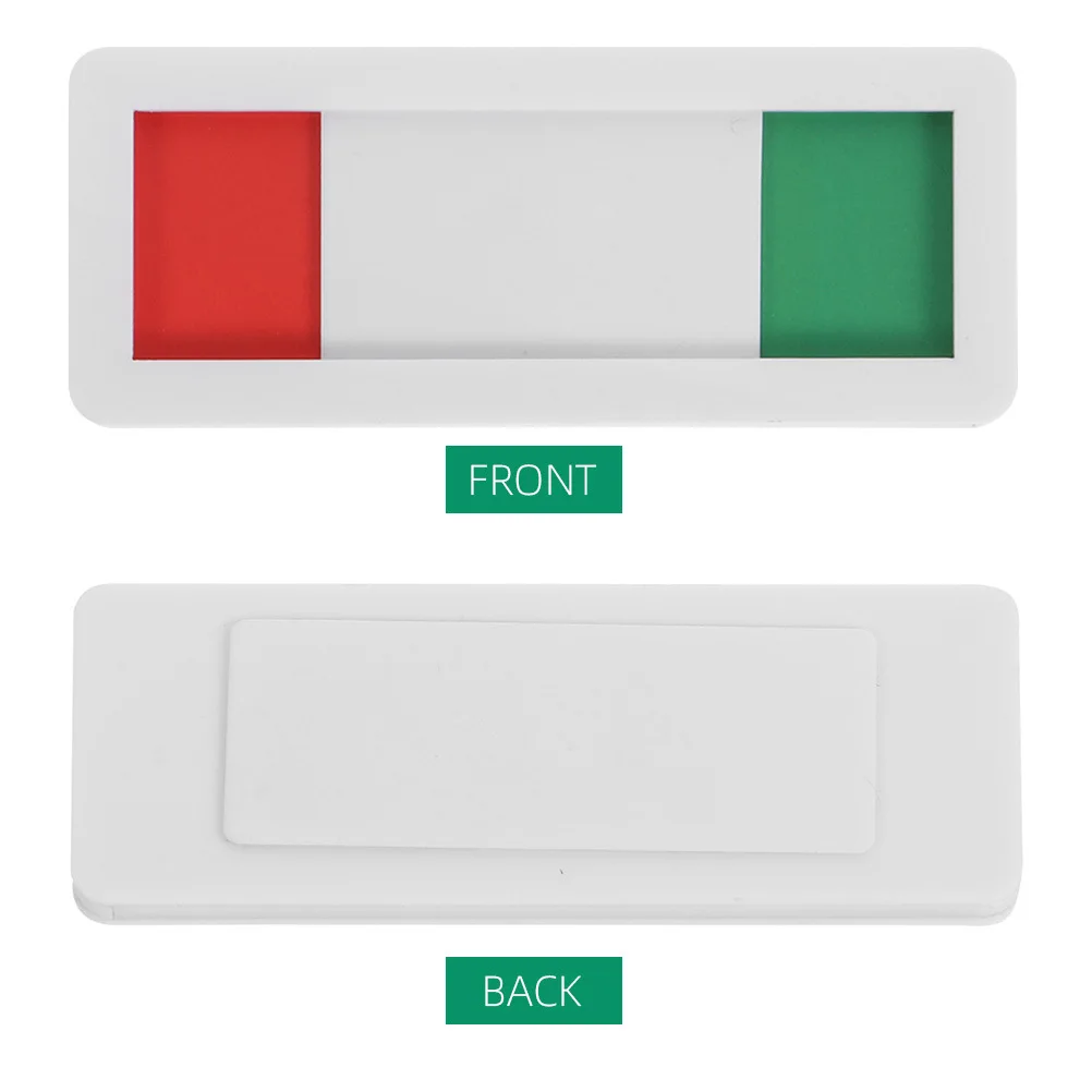 5 قطعة مكتب الخصوصية علامة الشريحة مؤشر الباب لغرفة الاجتماعات الأحمر الأخضر الاكريليك لافتة غرفة الاجتماعات استخدام رؤية واضحة #6