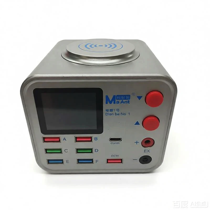 

Новое 8-портовое беспроводное зарядное устройство USB PD с функцией защиты от короткого замыкания, питание мобильного телефона для iPhone Xiaomi