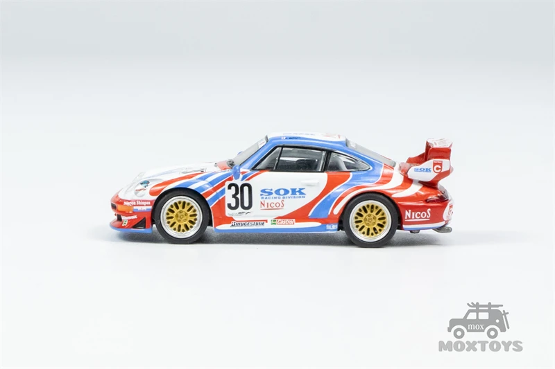 Tarmac Works 1:64 911 GT2 Sohgo-Keibi #30 Diecast Model Car