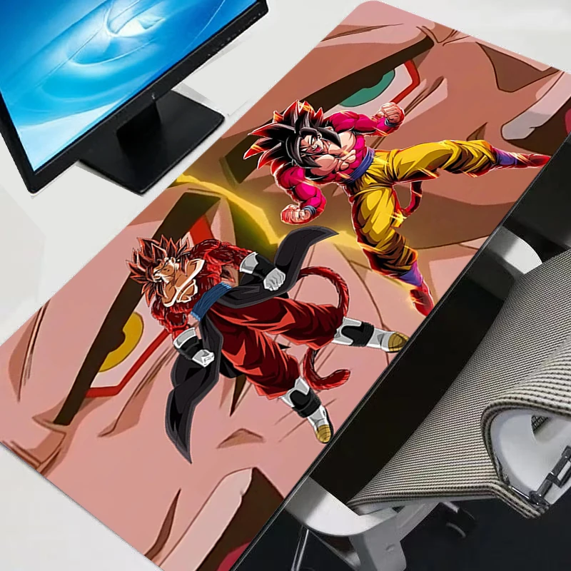 

Mouse Pads rubber table Gamer Desk mat Computer keyboard rug gaming accessories carpet Dragon Balls Vegeta Goku Anime mousepad