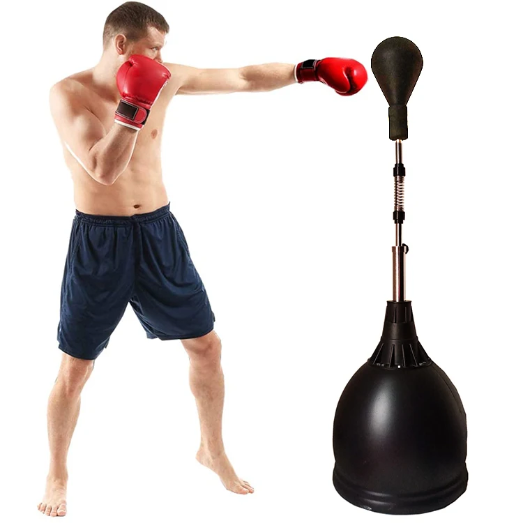 Erwachsene höhenverstellbarer freistehender Reflex-Stanzball für Boxen