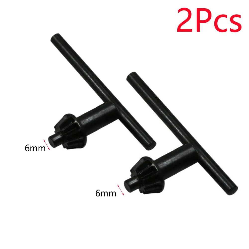 1.5-10mm/1.5-13mm Drill Chuck Keys 2Pcs Black Chrome Vanadium Steel Drill Drill Chuck Keys Replacement Accessories