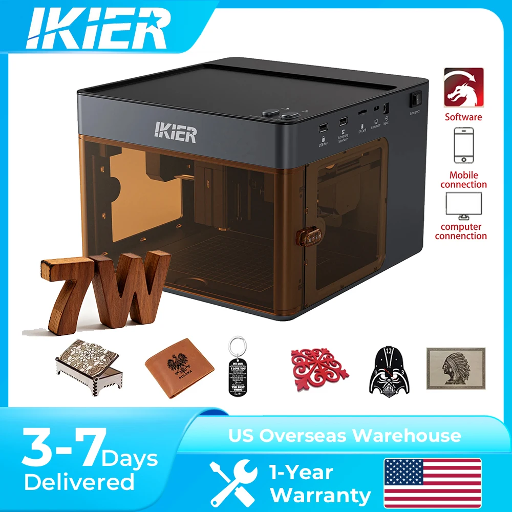 Leather Workshop Classes - iKier Flex Desktop Laser Engraver Machine