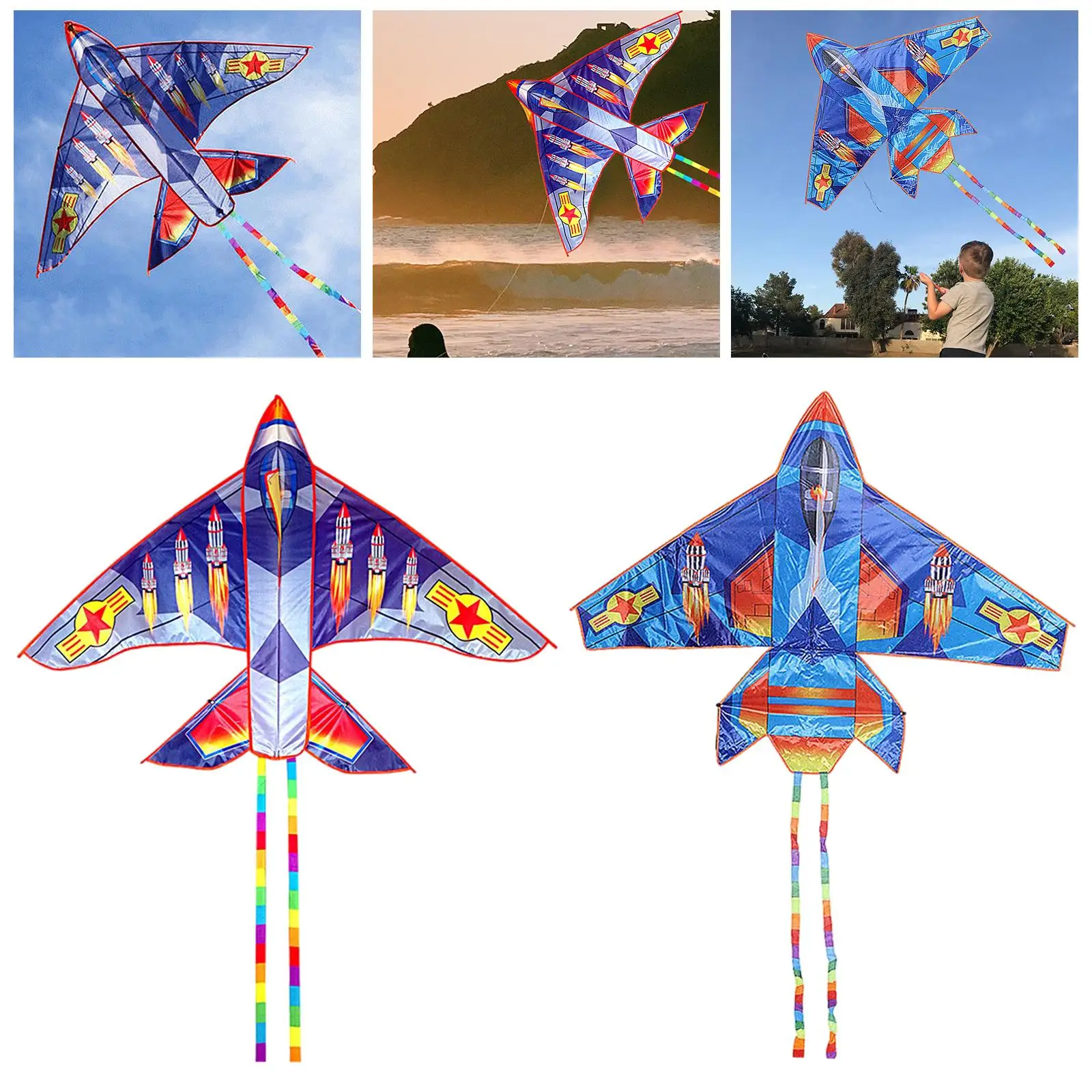 Divertido juego de vuelo de luchador, deportes al aire libre coloridos para niños