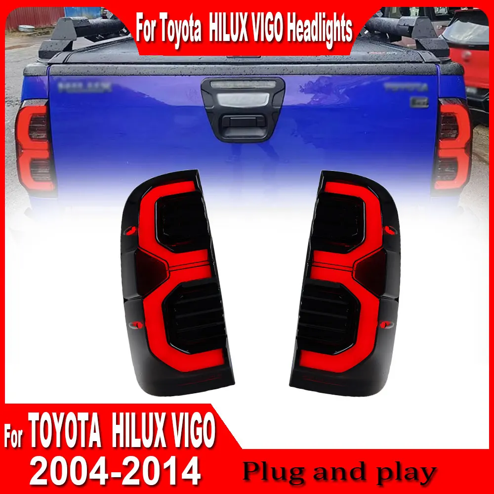 

Светодиодный задний фонарь в сборе для Toyota Hilux VIGO 2004 2005 2006 2007 2008 2008 2010 2011 2012 2013 2014 Задний стоп-сигнал указателя поворота