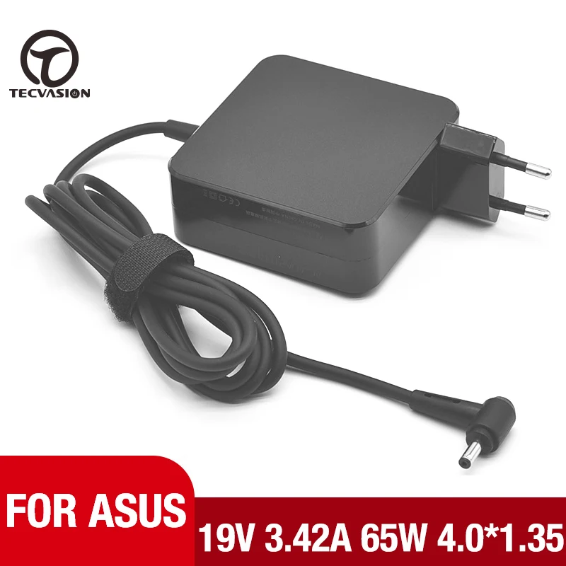 19V 3.42A 65W 4.0*1.35mm AC Power Laptop Adapter Charger for Asus ZenBook UX305L UX305CA UX303LN UX430U UX305U UX433FA UX510U