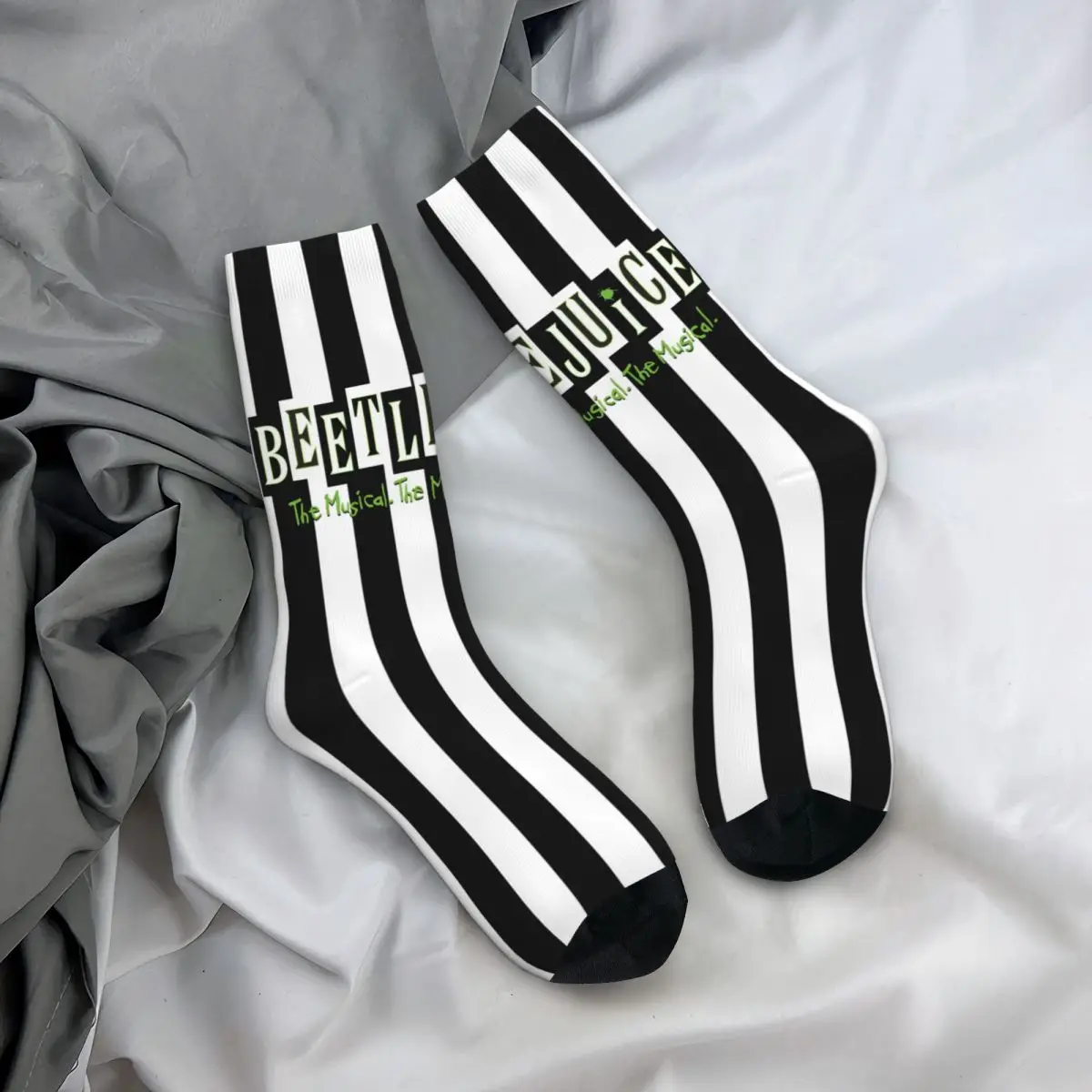 Couple Socks B-Beetlejuices Logo Stockings Autumn Harajuku High Quality Socks Design Skateboard Anti Slip Socks