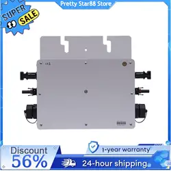 700W Solar Grid Tie Micro Inverter IP65 Waterproof LCD Display Digital Control Applicable to 30V/36V Solar Panels