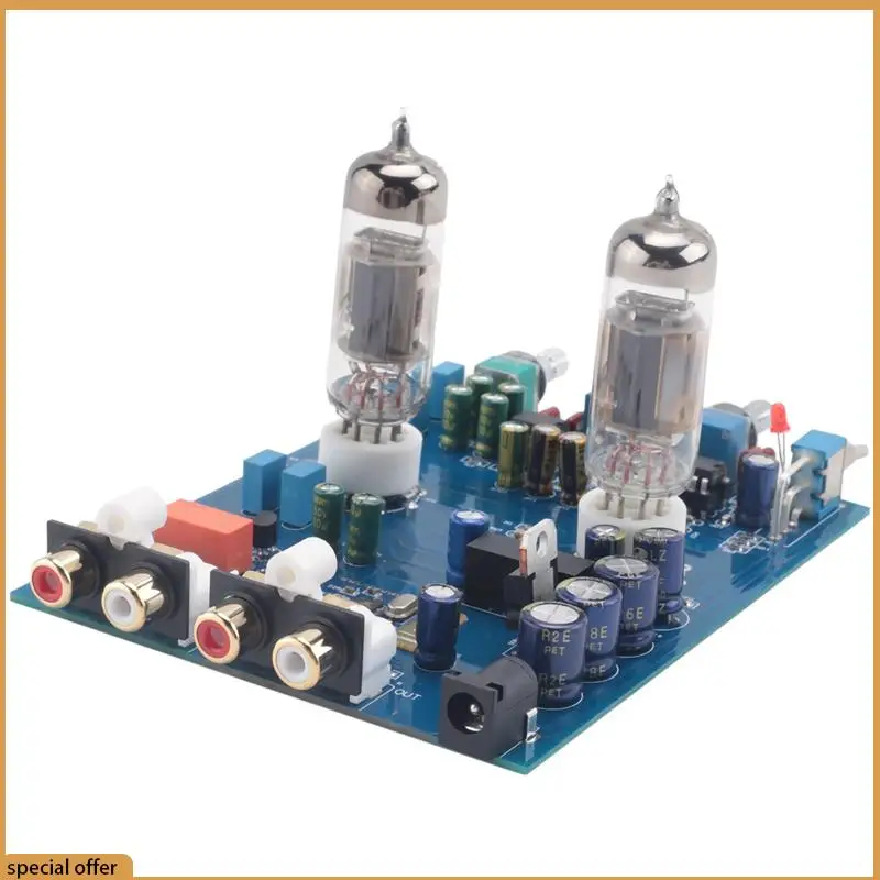 A68Z Bluetooth Tube Preamplifier Fever Hifi 6J5 Bile Vacuum Tube Preamp NE5532 Pre Amplifier Tone Control Board