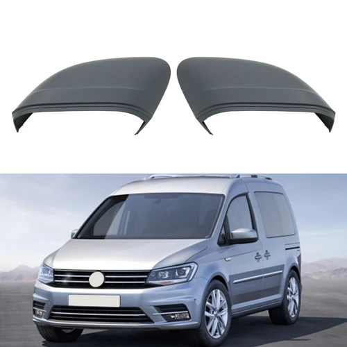 Imagen 1 del producto Cubierta de espejo retrovisor, tapa de cristal de ala para VW Caddy 2016-2020 2K5857527B 2K5857528B