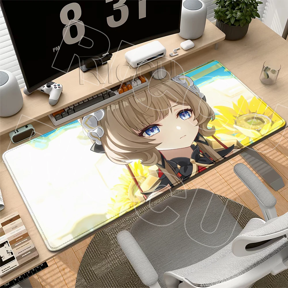 HD Kawaii Sandrone Anime Game Genshin Impact Mauspad Business Office PC Pad Gaming Mousepad Erweitertes waschbares rutschfestes Mauspad – Detail 5