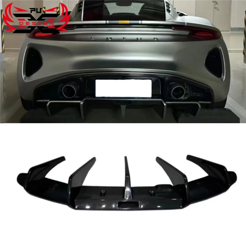 OD Style Rear Diffuser For Lotus Emira Rear Bumper Dry Carbon Fiber Car Body Kit Bodykit