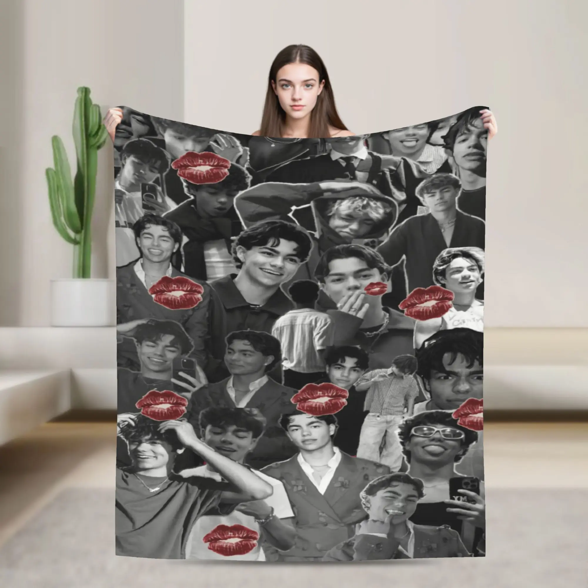 Malachi Barton Blanket  Warm Soft Funny Plush Bedding Throws For Home Decor Travel Office Flannel Bedspread Bed Cover