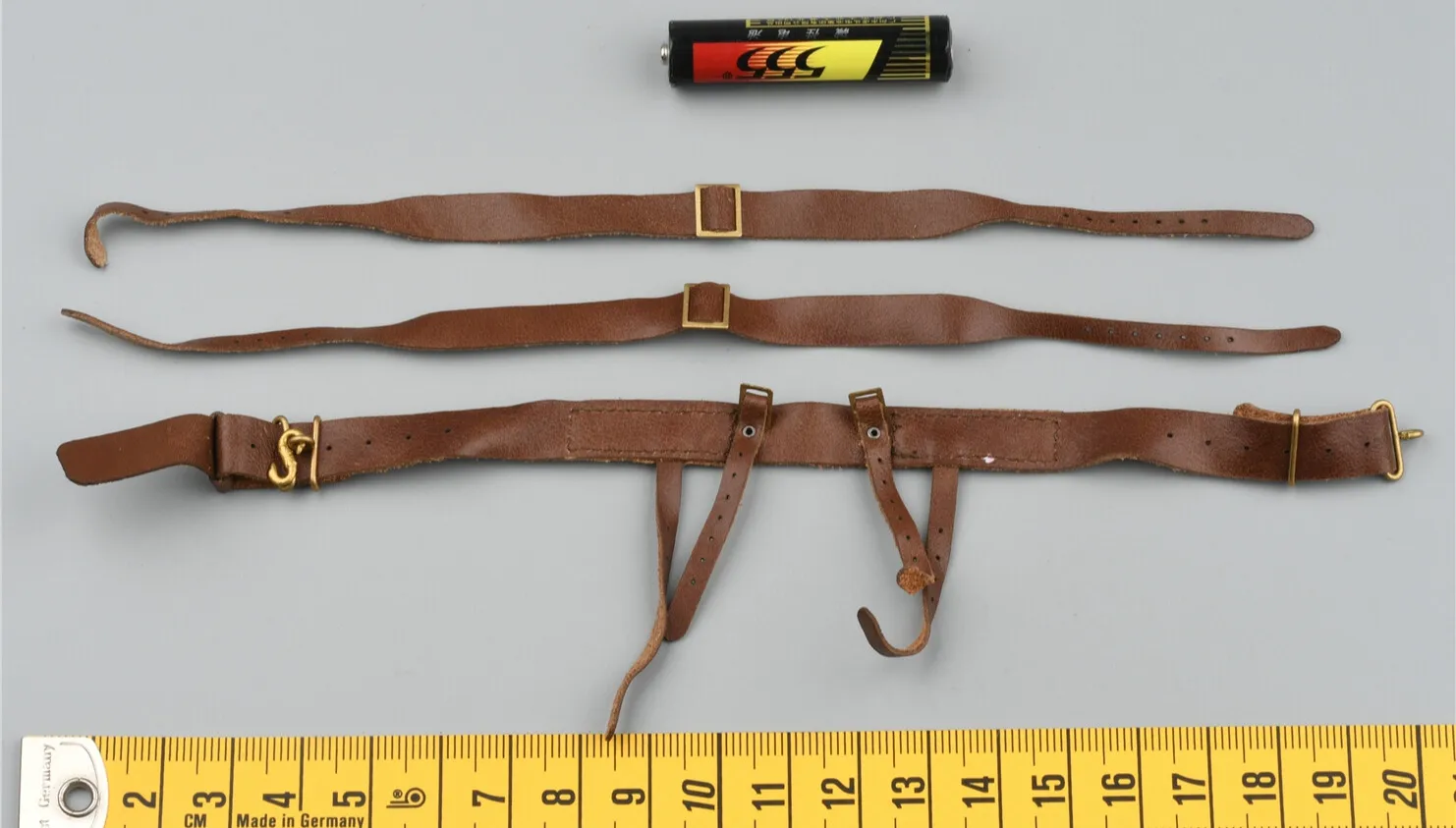 DID B11013 Modello di cintura e spallacci in scala 1/6 per fanteria britannica WWI da 12''