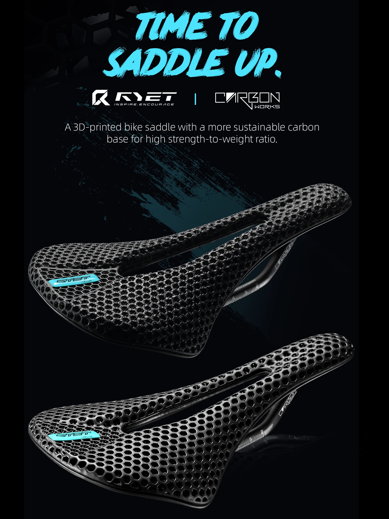 AliExpress RYET X6P T200 Super Light Carbon Saddle 110g 125g 160g 3D Printed or EVA Foam 7x9mm Rail 140mm 142mm Road Racing Bike Seat