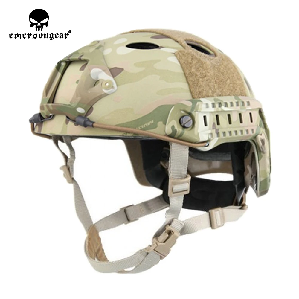 Emersongear taktyczny typ PJ szybki kask bojowe polowanie paralotnia skok nakrycia głowy sprzęt ochronny ABS Airsoft piesze wycieczki jazda na