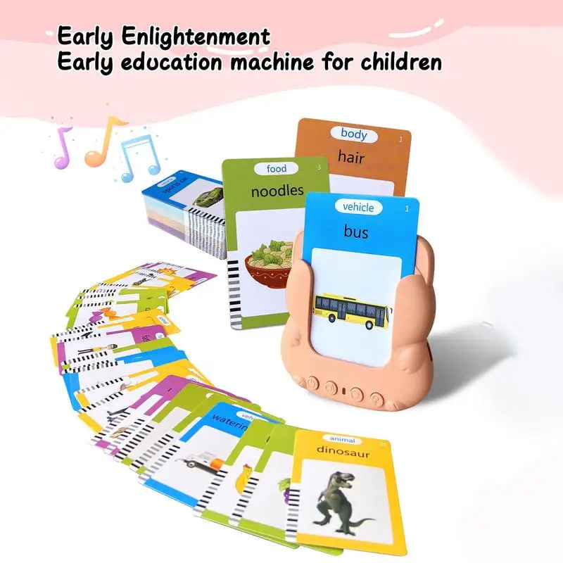 Cartes Flash Montessori pour Bébé Garçon et Fille, ApprentiCumbria Présв, Machine de Lecture, Cadeau Interactif