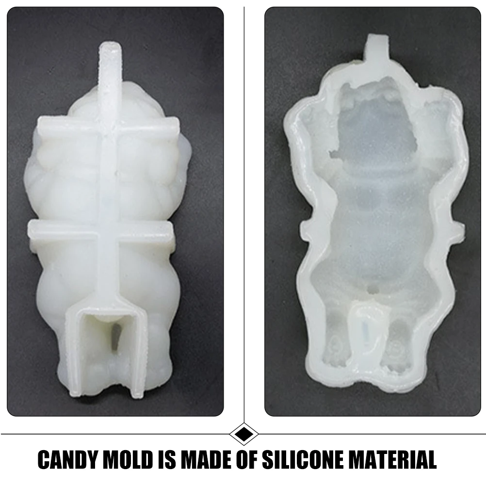 

Cute Dog Shaped Silicone Mold for Baking Non stick Chocolate Cake Jelly Dessert Diy Crafts Tools White Silica Gel Toy