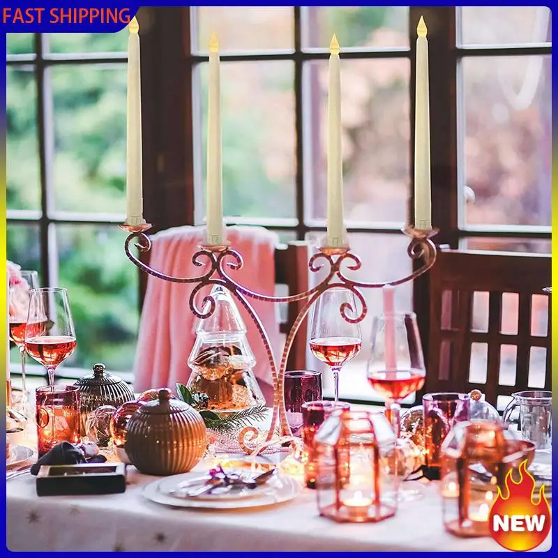 Hot Trend-18Pcs Flameless Taper Candles Flickering With 10-Key Remote Timer, Battery Operated LED Candlesticks Window Candles