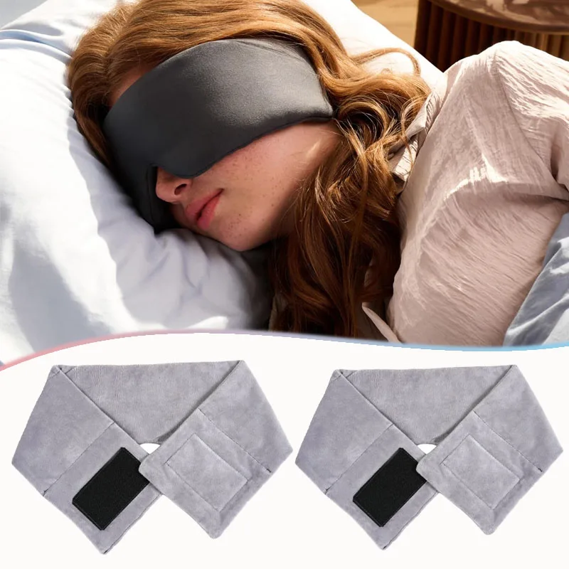 

Christmas Weighted Sleep Mask for Men and Women Light Blocking Eye Cover for Sleeping Stress Relief Relaxing Gravity Sleep Aid
