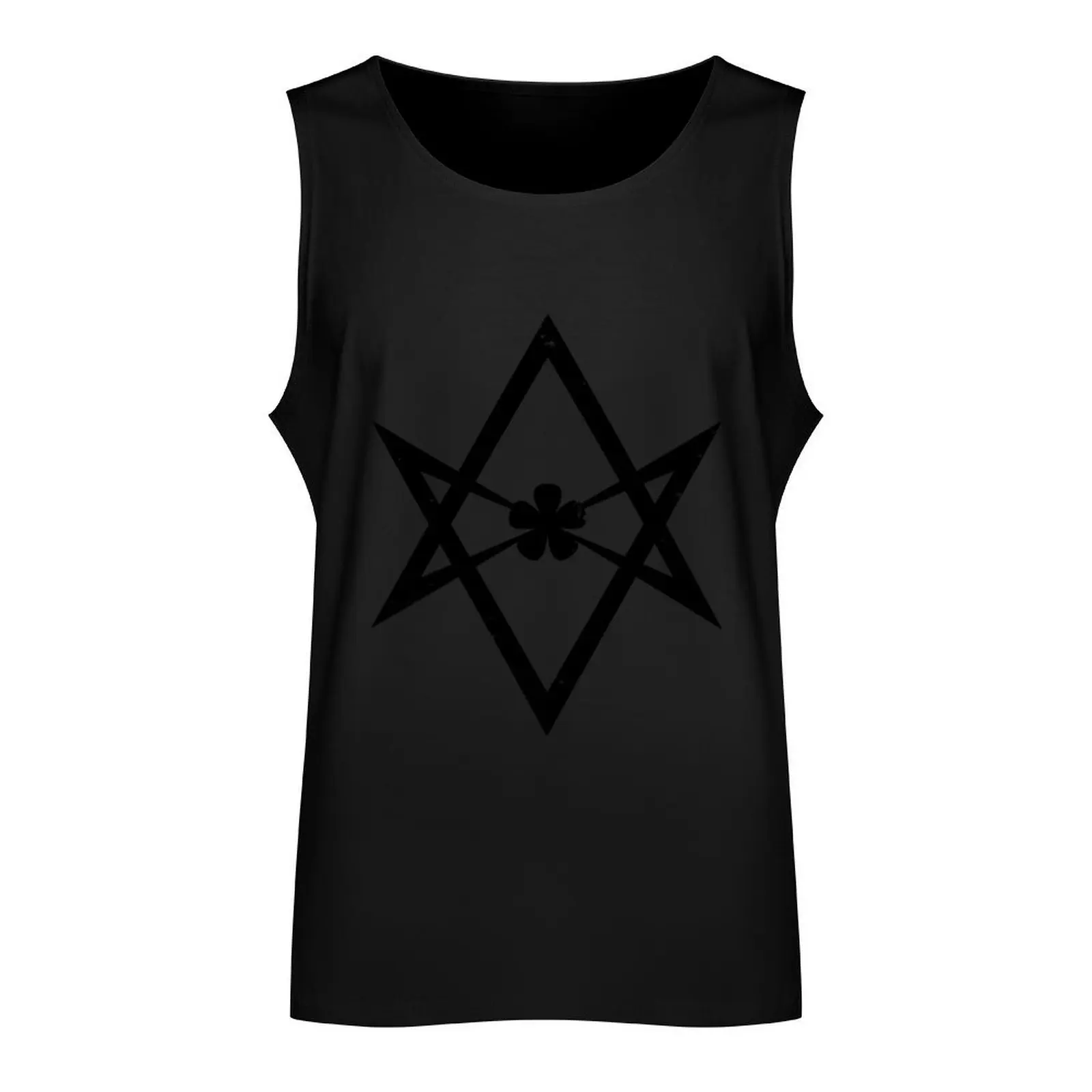 Aleister Crowley's Unicursal Hexagram Tank Top Gym wear anime clothes fitness