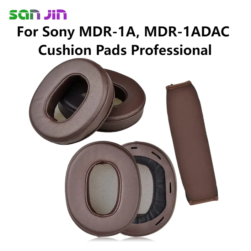 

For Sony MDR-1A, MDR-1ADAC Headset Ultra-soft Cover Replacement Ear pads Cushion Earbuds