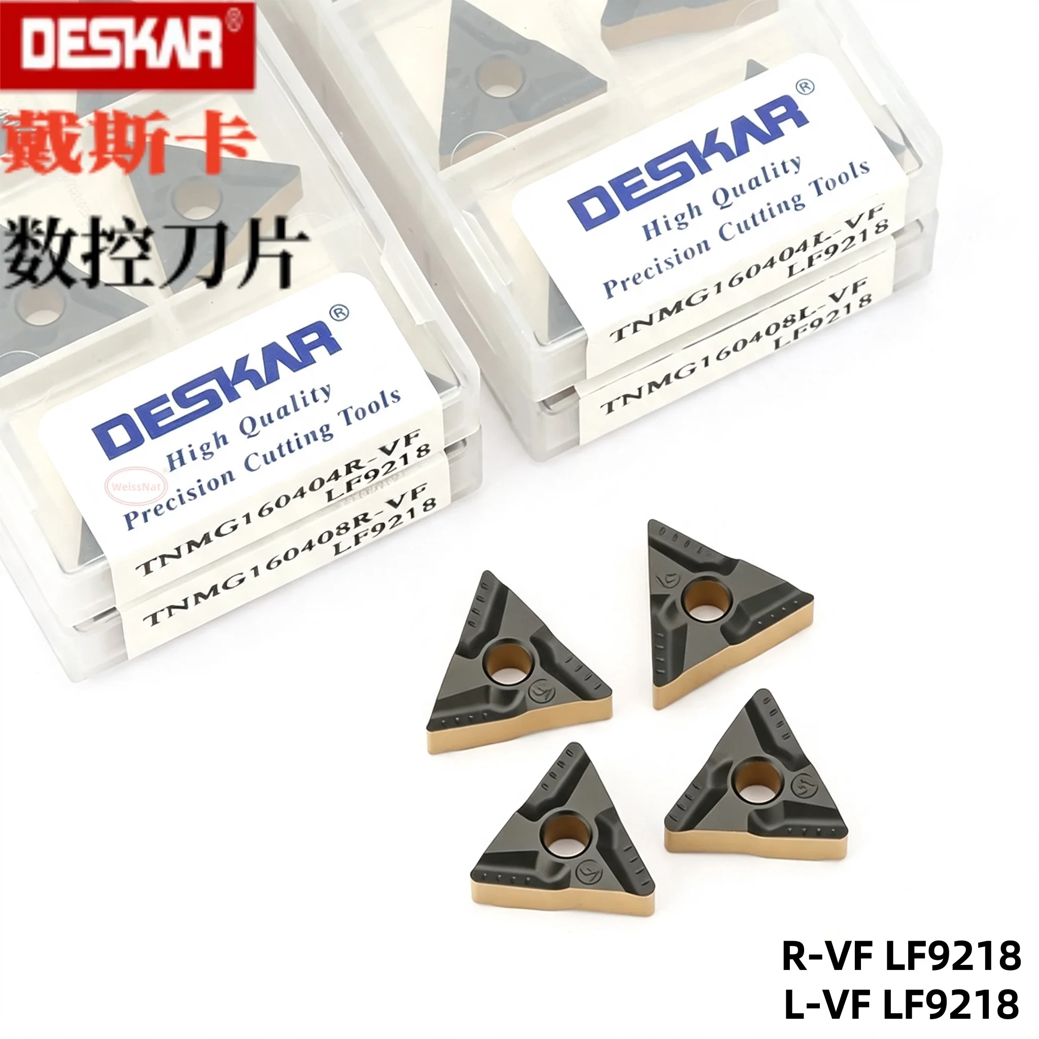 DESKAR TNMG160404 TNMG160408 TNMG160412-TM L-S R-S L-VF R-VF PR LF9218 LF9028 Carbide Insert TNMG Inserts